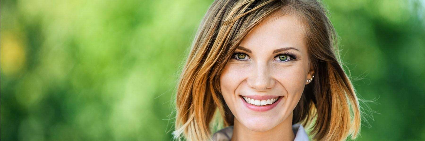 A woman with cavity free teeth in Southampton