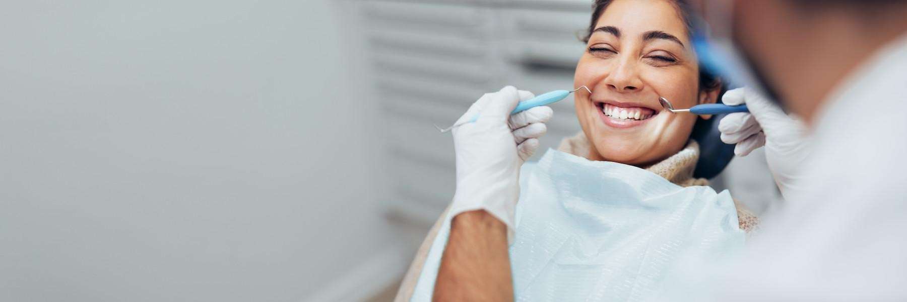 girl having a root canal treatment in southhampton
