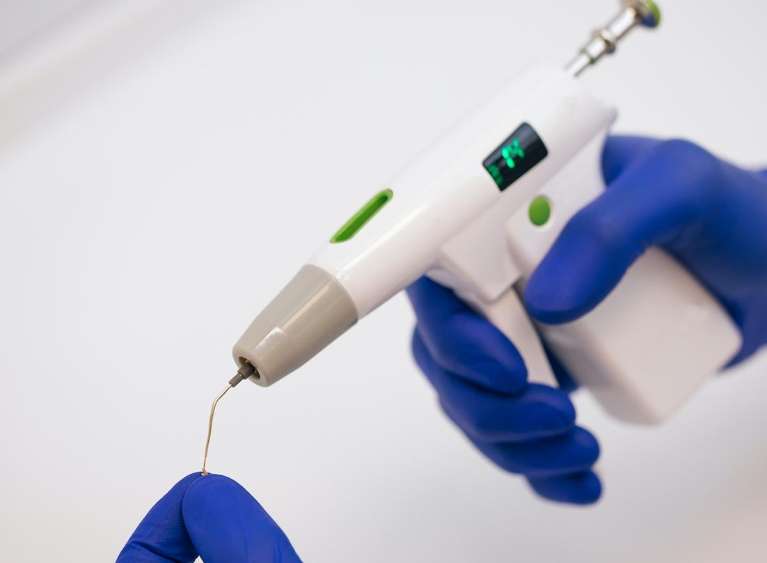 close up of rotary endontics tool | southampton dentist